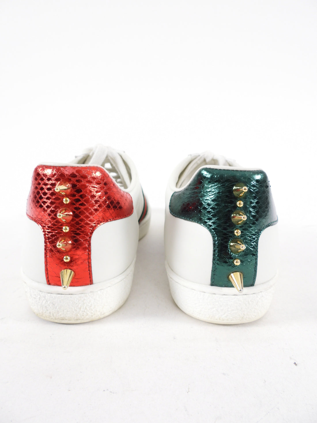 Gucci Ace White Green Red Spike Detail - 39 / 9 – I MISS YOU