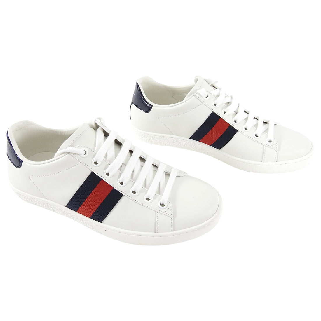 gucci ace sneakers navy