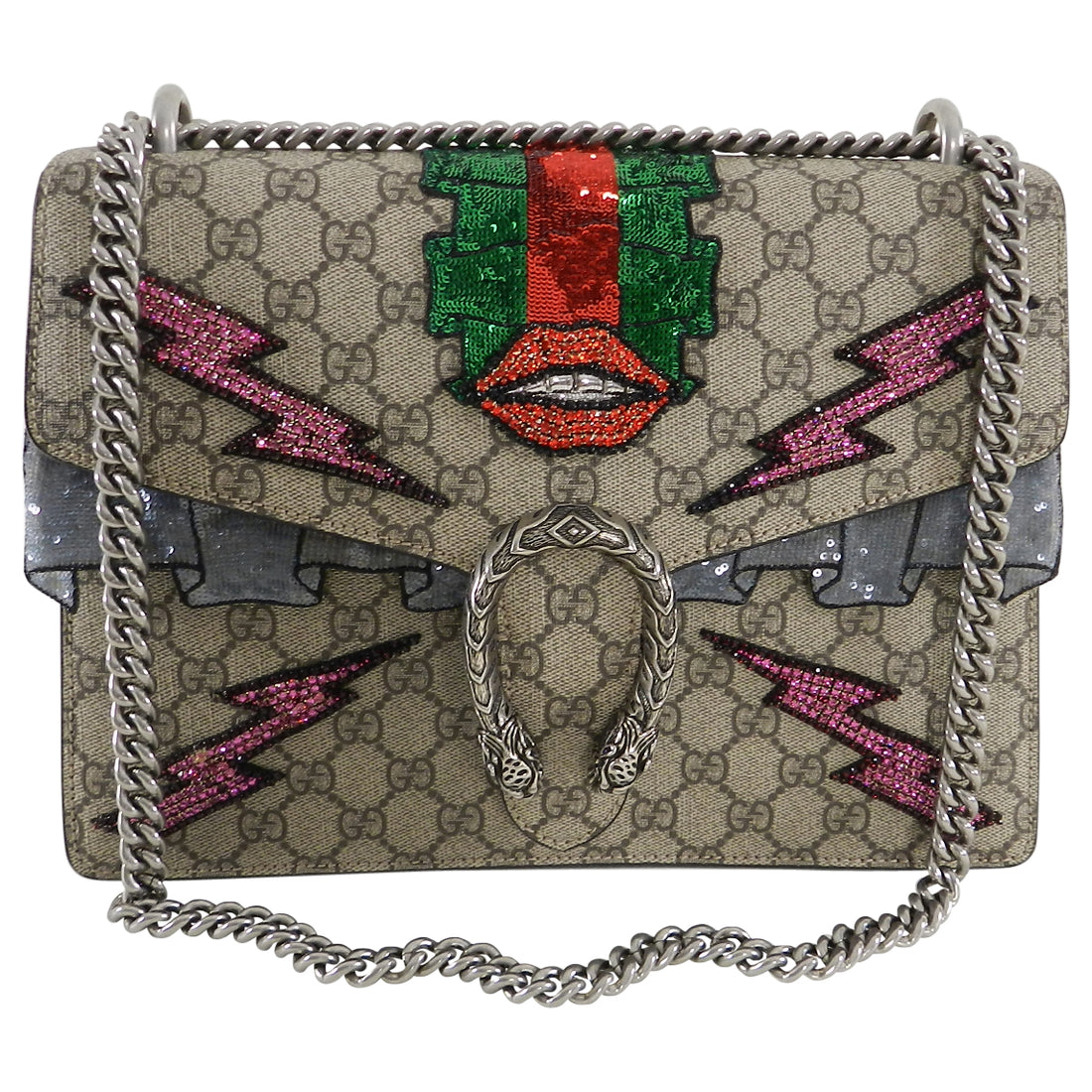 gucci lips clutch