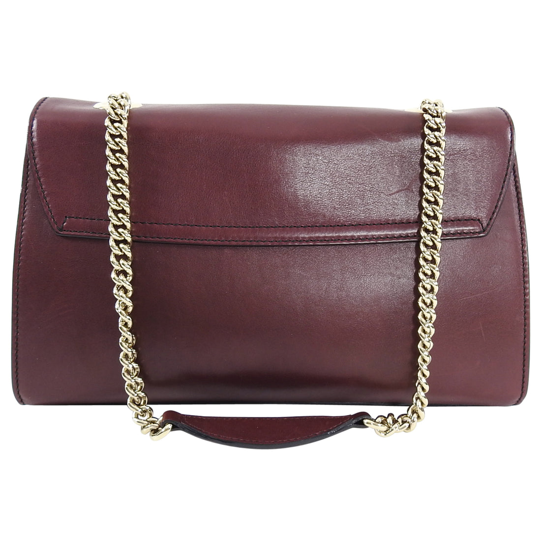 Gucci Burgundy Smooth Leather Emily Shoulder Bag – I MISS YOU VINTAGE