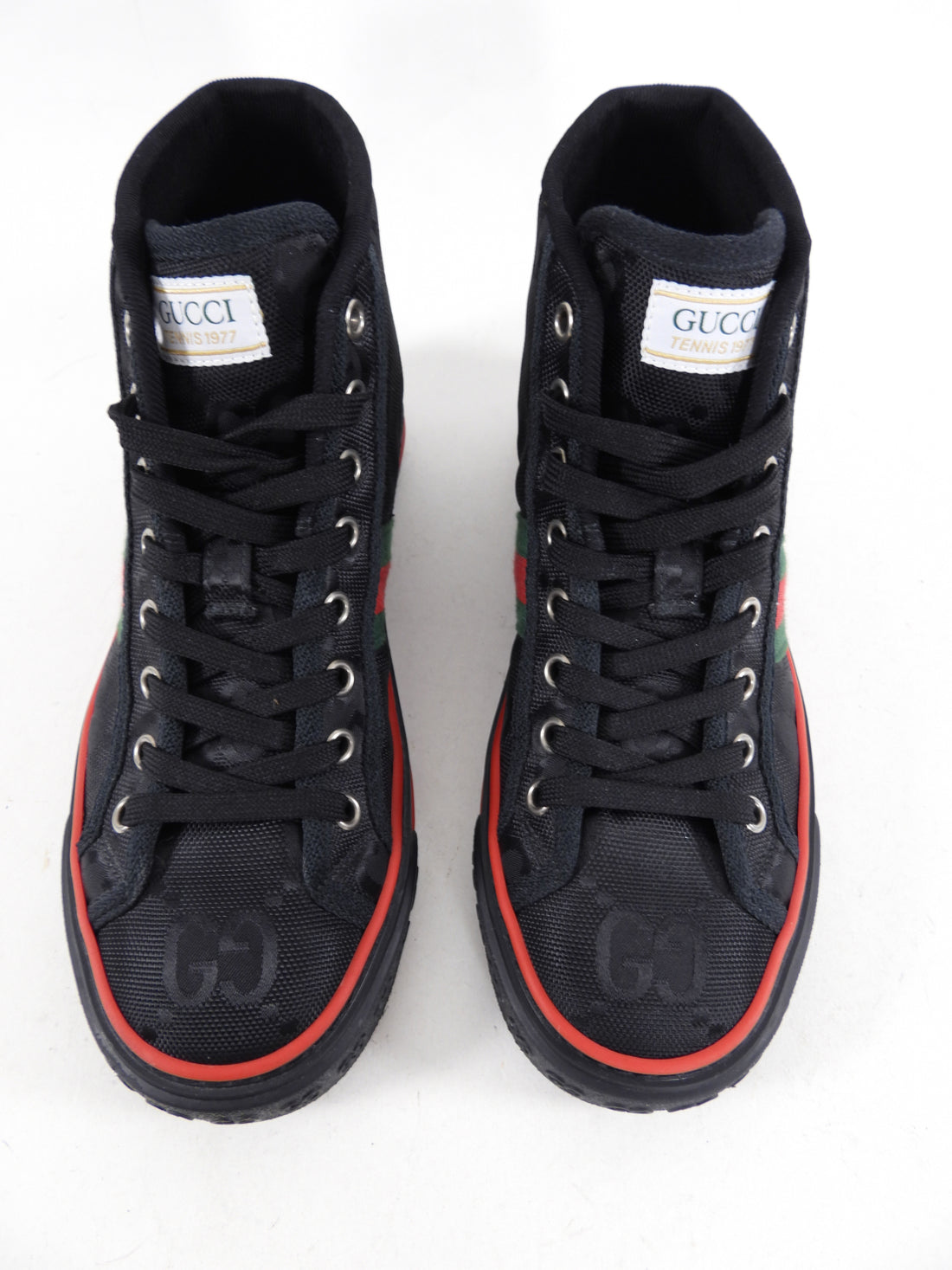 black gucci converse