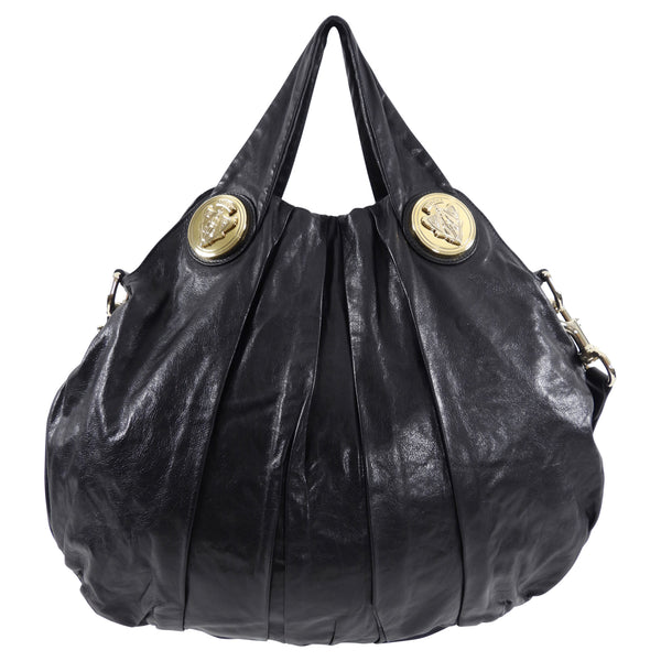 Gucci Black Leather Hysteria Hobo Two-Way Bag – I MISS YOU VINTAGE