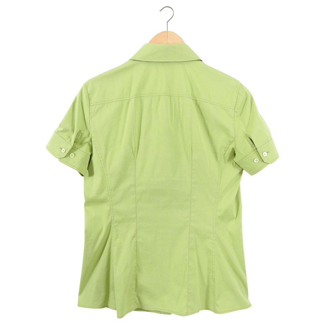 Gucci Lime Green Short Sleeve Horsebit Cotton Shirt - IT44 / 8 – I MISS ...