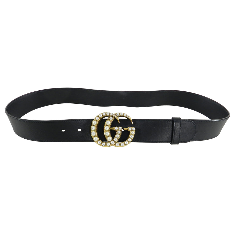 Gucci Marmont Pearl GG Buckle Belt - large – I MISS YOU VINTAGE