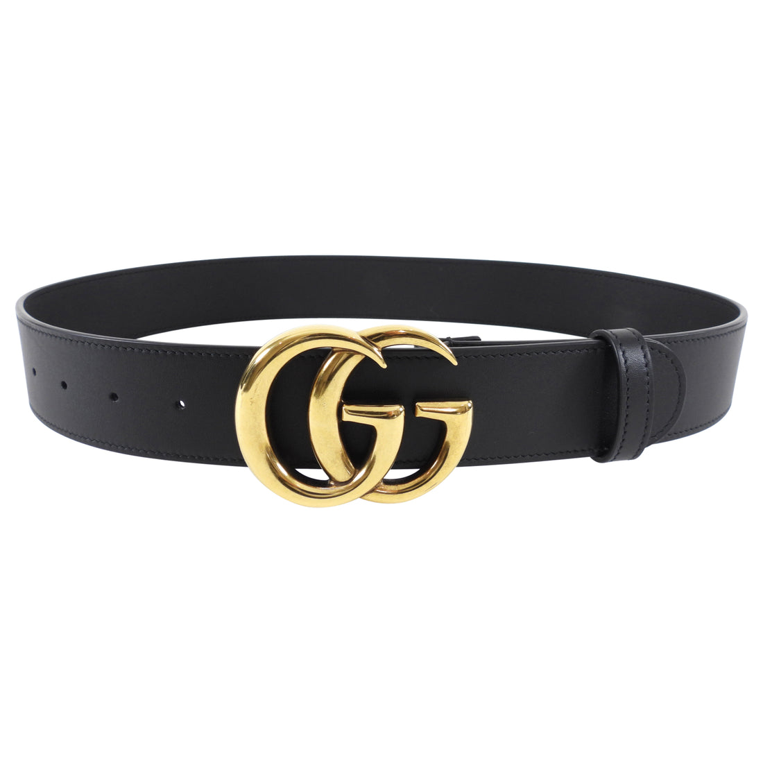 Gucci Marmont Wide Smooth Leather Waist 