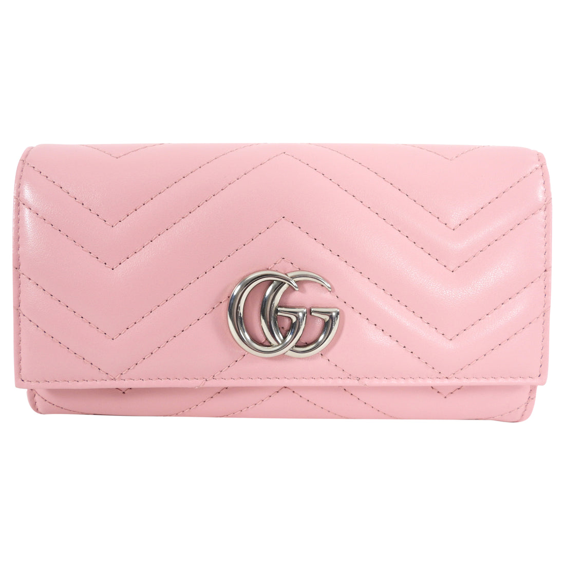 Gucci Pink Matelasse Marmont Long Wallet – I MISS YOU VINTAGE