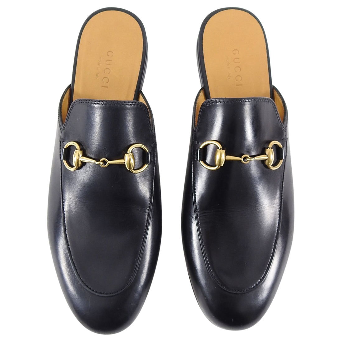 Gucci Princetown Smooth Leather Horsebit Mule Loafers - 36 / 5.5 – I ...