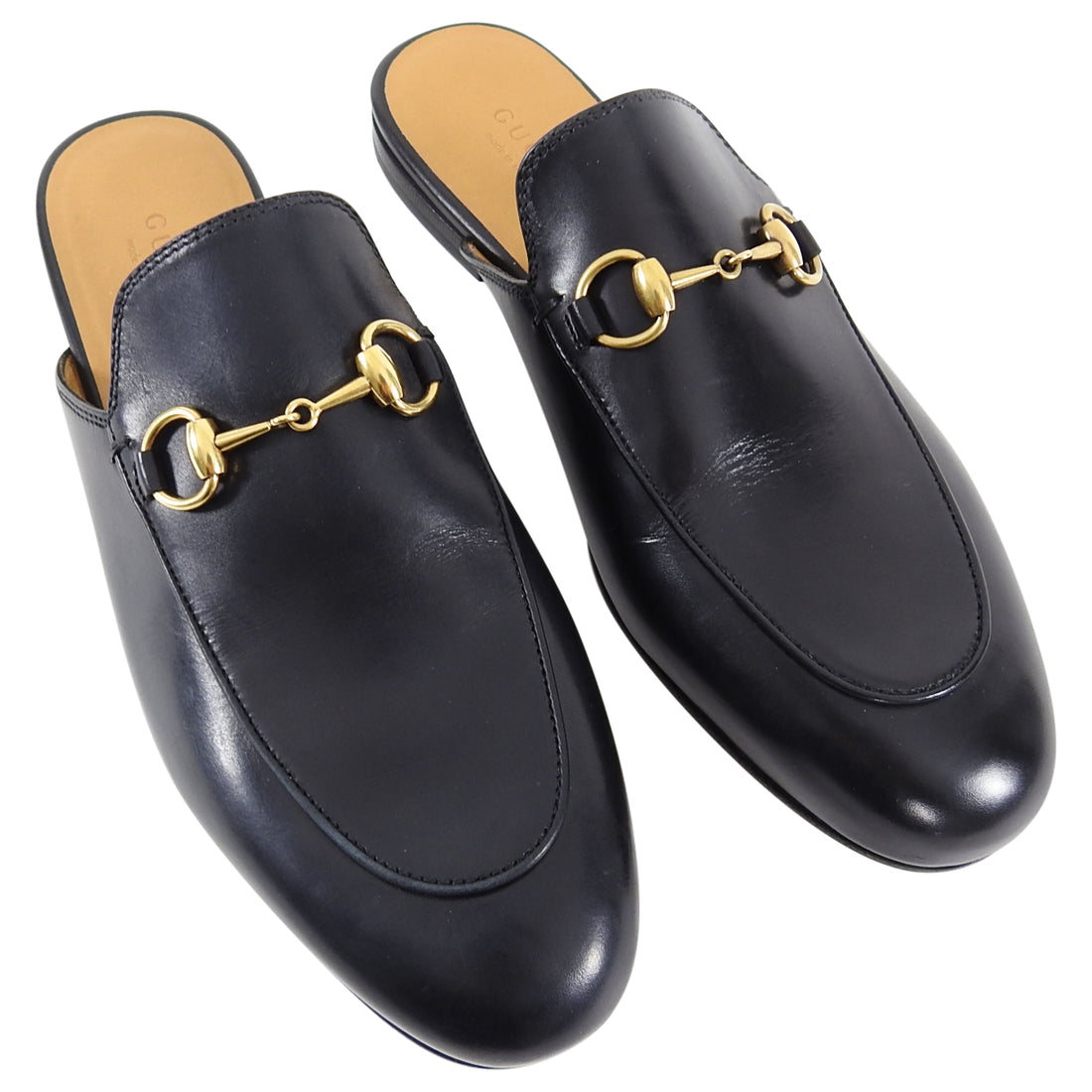 Gucci Princetown Smooth Leather Horsebit Mule Loafers - 36 / 5.5 – I ...