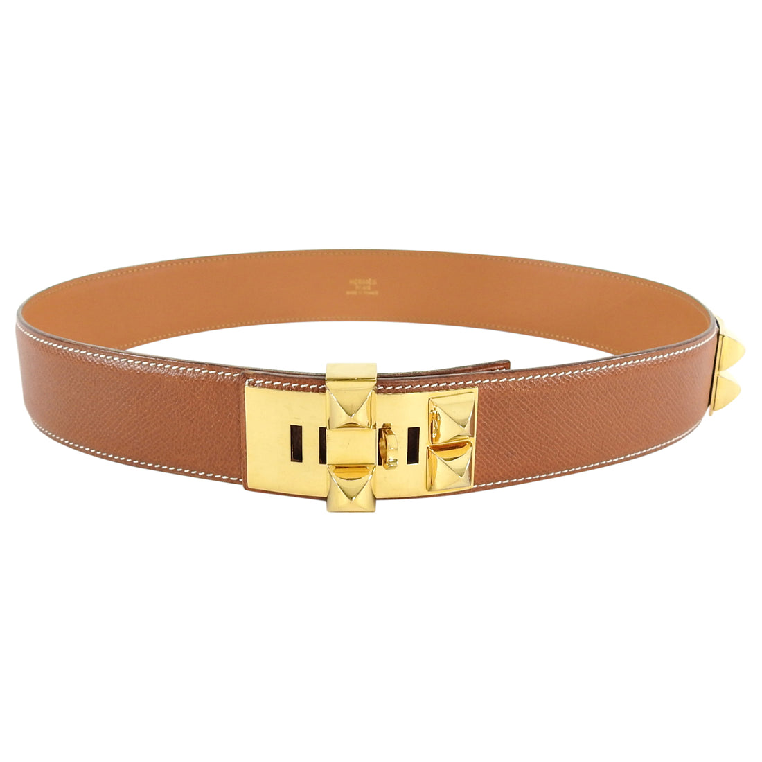 Hermes Vintage 1994 Collier de Chien CDC Belt in Gold - 75 / 30 – I ...