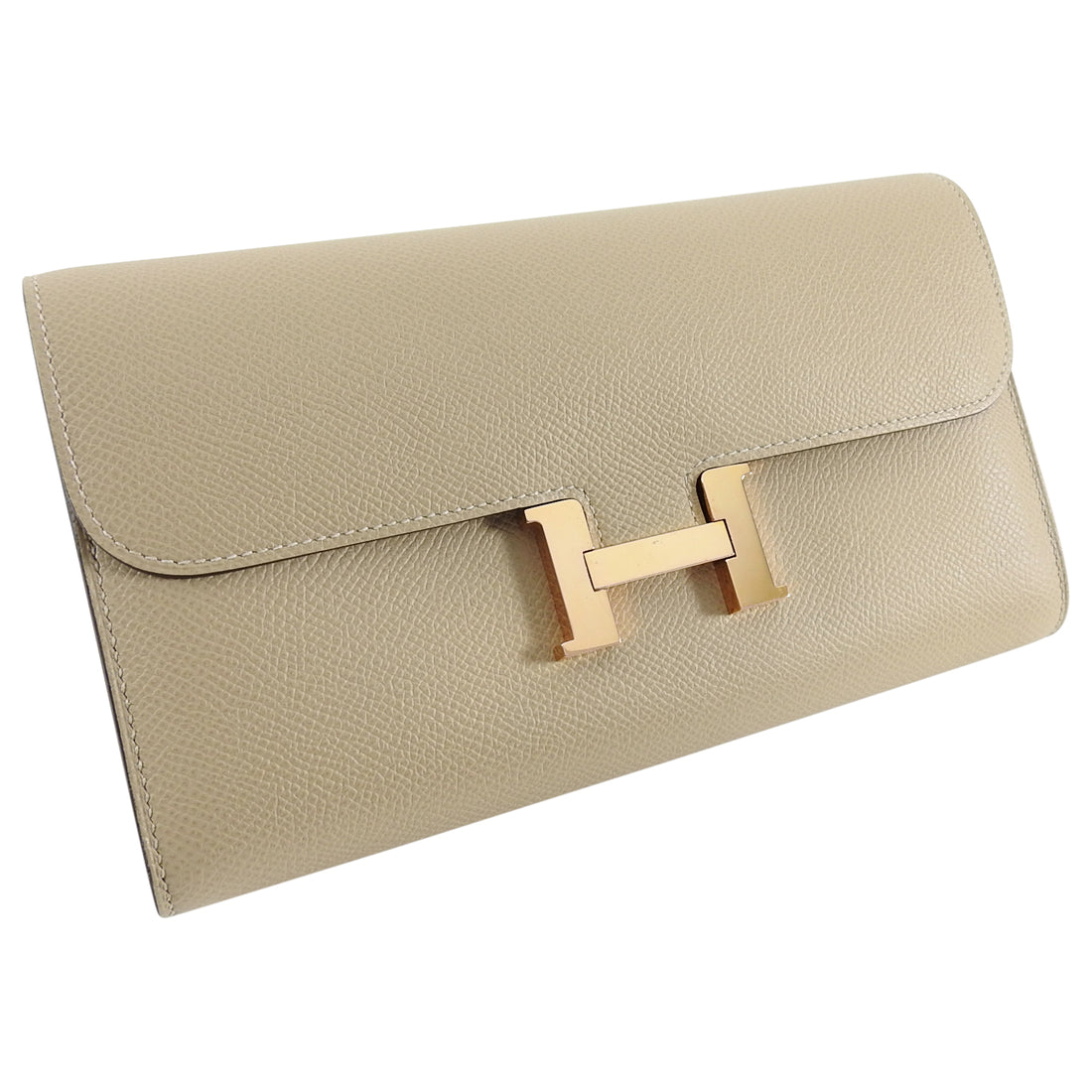 Hermes Constance Long Wallet Trench Rose Gold Epsom Leather – I MISS ...