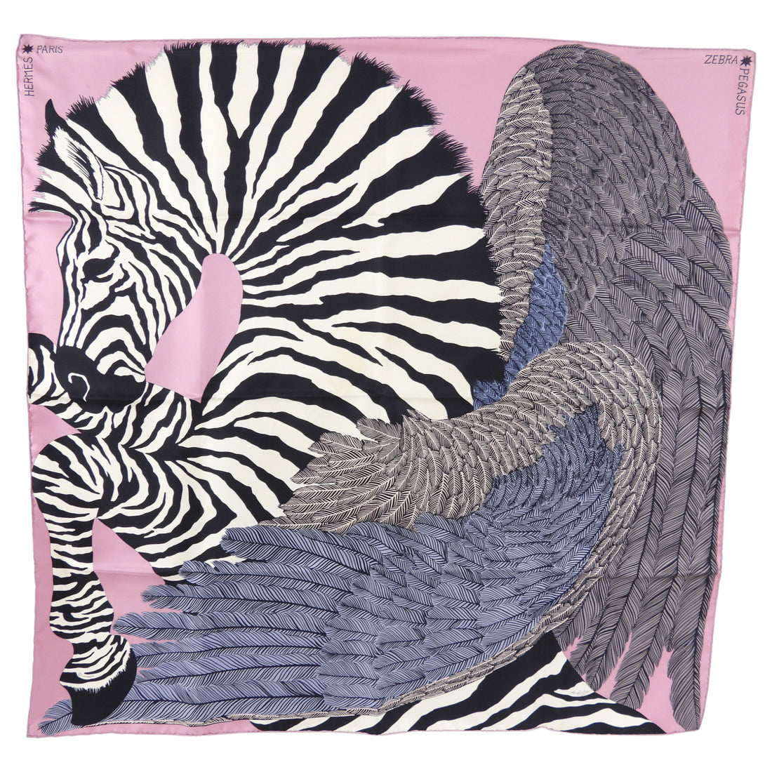 hermes zebra scarf