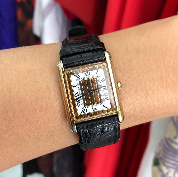 must de cartier vintage watch