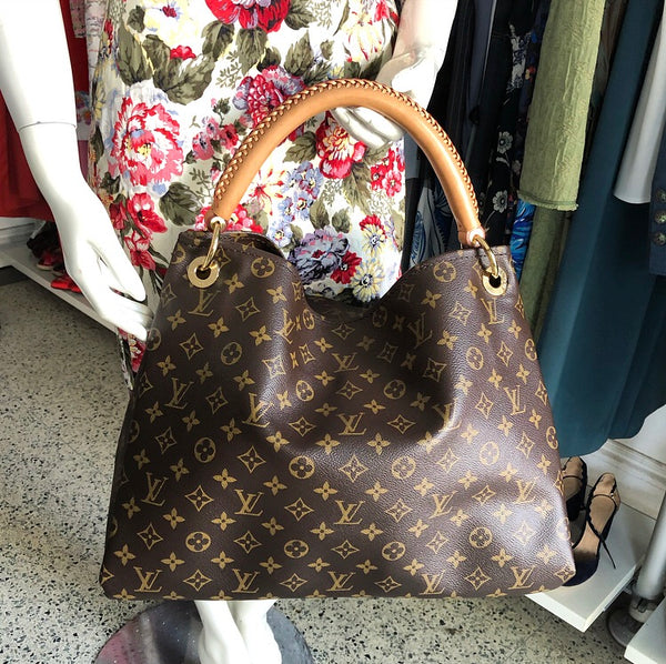 Louis Vuitton Vintage Artsy MM Leather Top Handle Bag on SALE