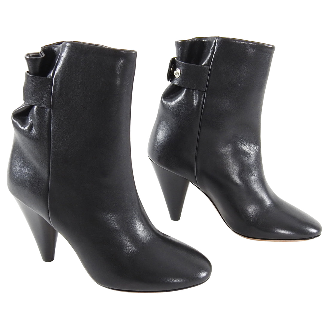 Isabel Marant Lystal Black Ankle Snap Boots - 36 – I MISS YOU VINTAGE