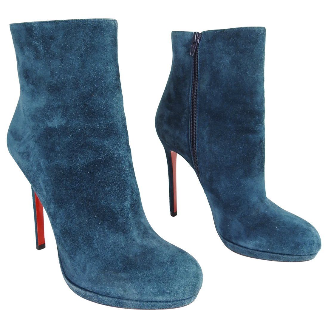 louboutin blue boots