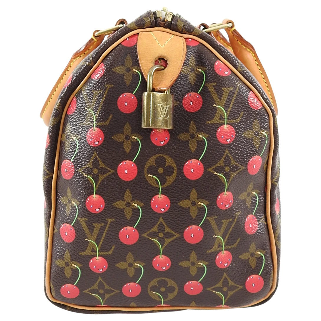 Louis Vuitton Limited Edition Murakami Cerises Cherry Monogram Speedy – I MISS YOU VINTAGE