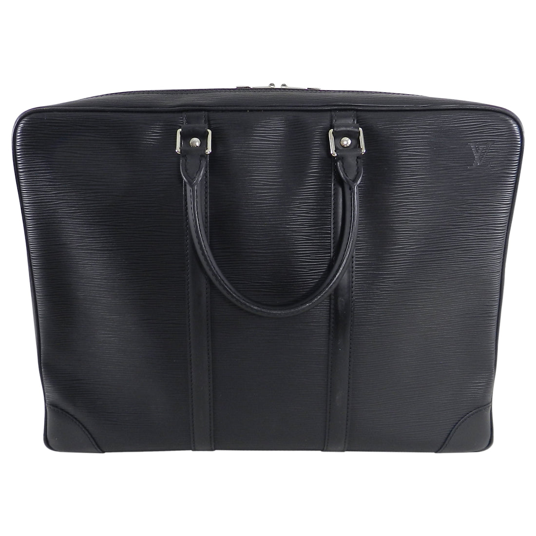 Louis Vuitton Black Epi Porte Documents Voyage Laptop Bag – I MISS YOU VINTAGE