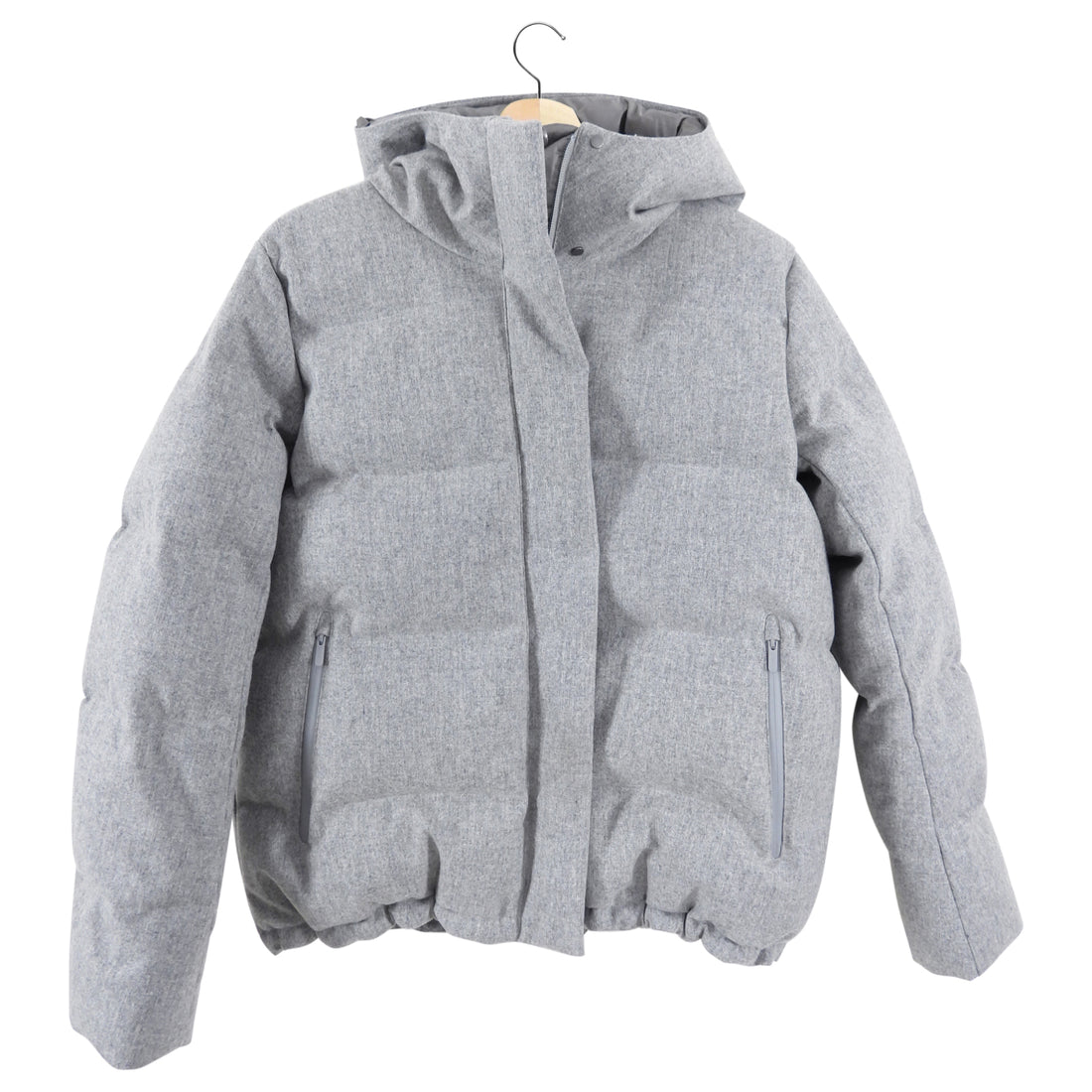 Lululemon Wonderpuff Grey Hooded Down Puffer Coat - S / 6 – I MISS YOU ...