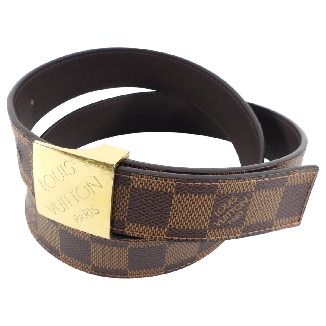 Shop authentic Louis Vuitton Damier Infini Leather Belt at revogue for just  USD 50000
