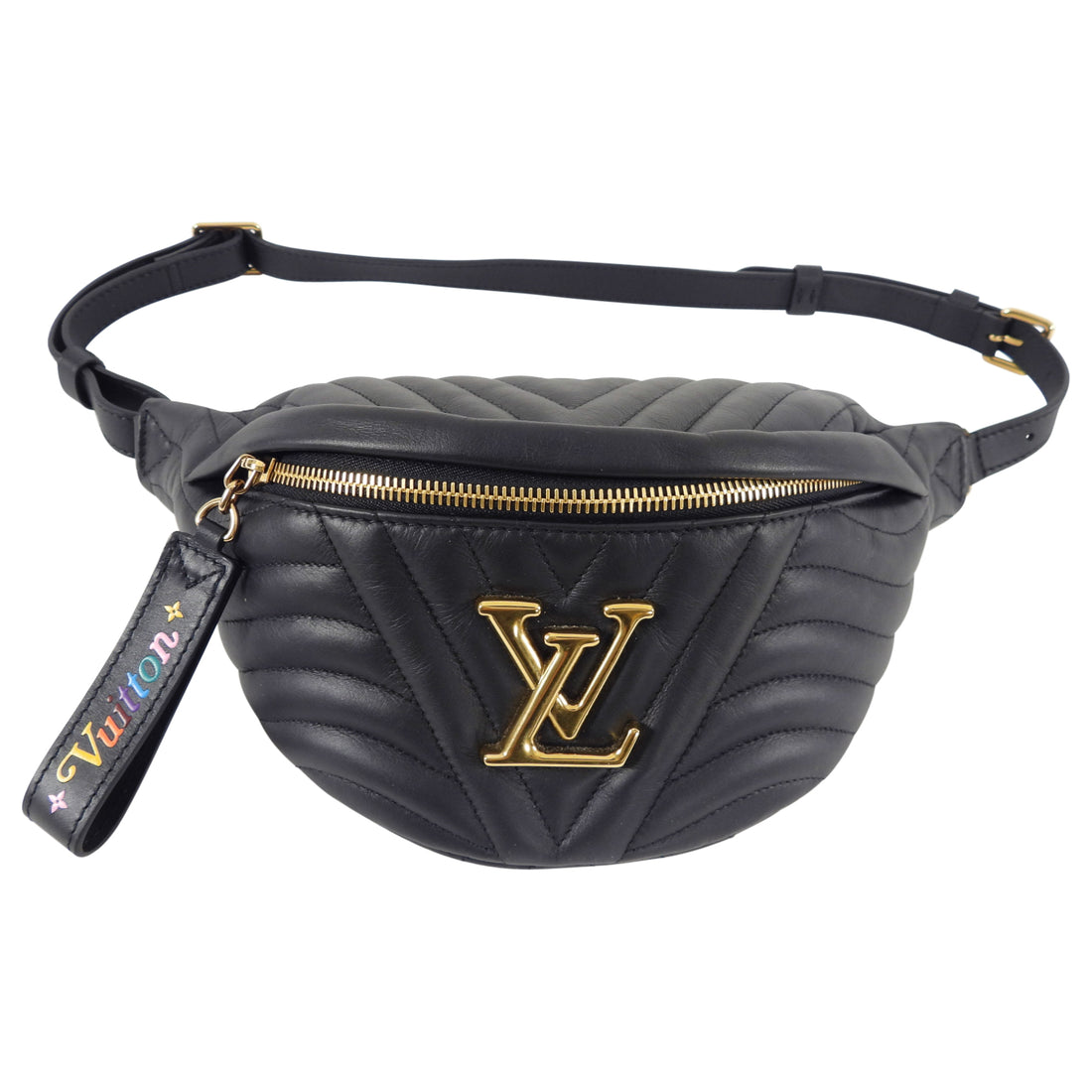 Louis Vuitton Damier Graphite Ambler Belt Bag Fanny Pack Wait