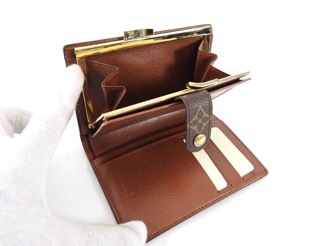 Louis Vuitton Vintage 1989 Monogram Wallet with Coin Compartment – I ...