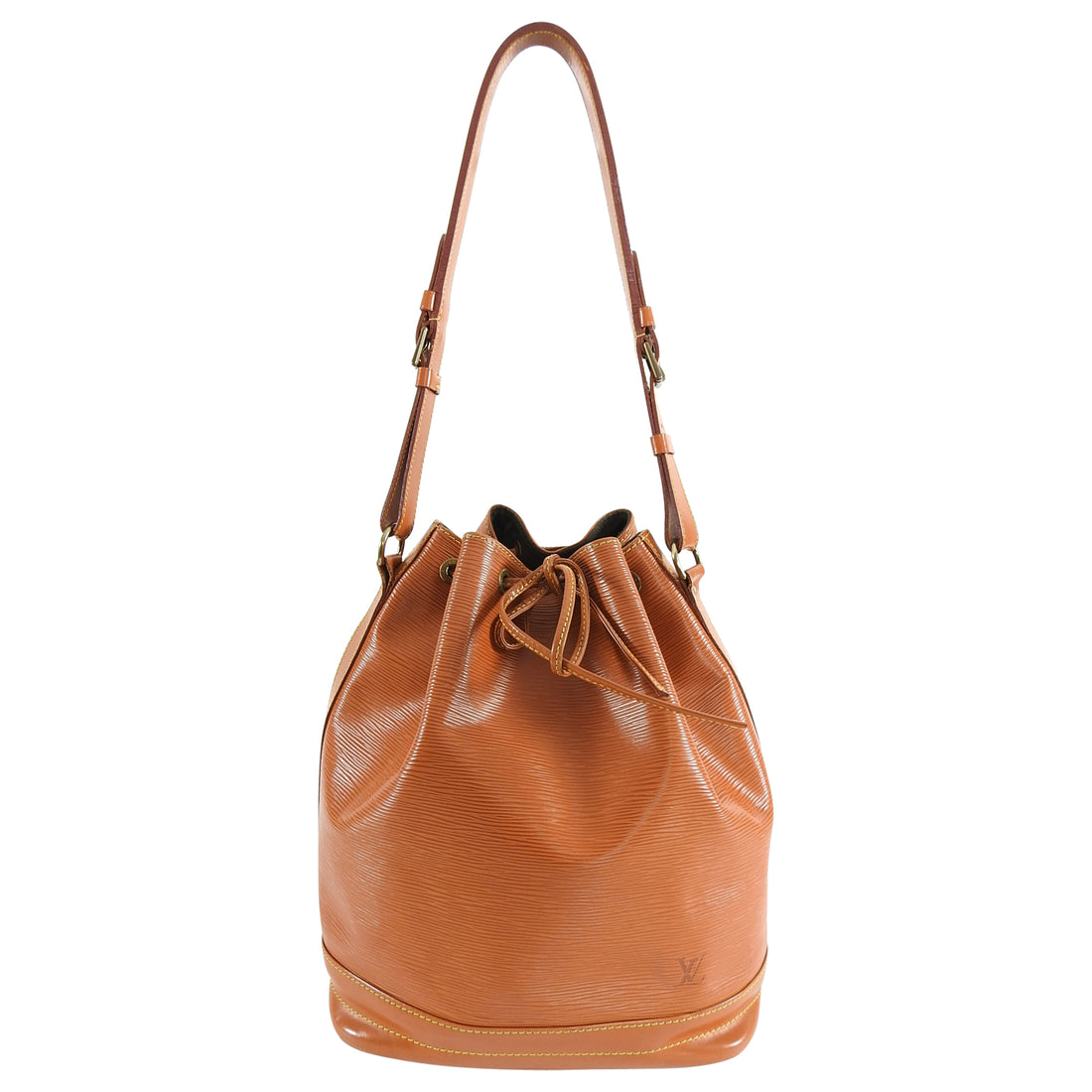 Louis Vuitton Vintage 1993 Tan Epi Leather Noe GM Bucket Bag – I MISS ...