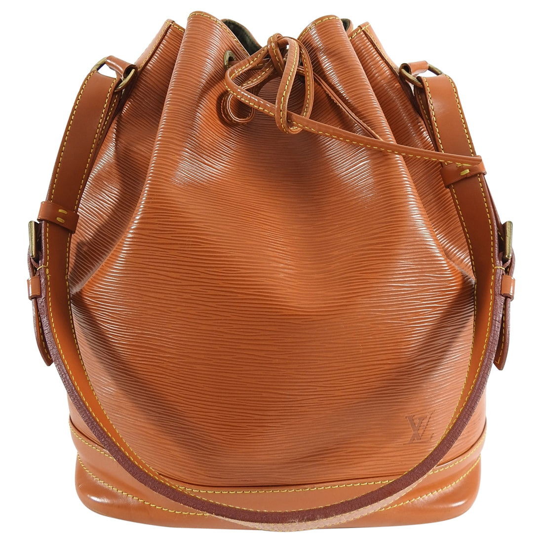 Louis Vuitton Vintage 1993 Tan Epi Leather Noe GM Bucket Bag – I MISS YOU VINTAGE