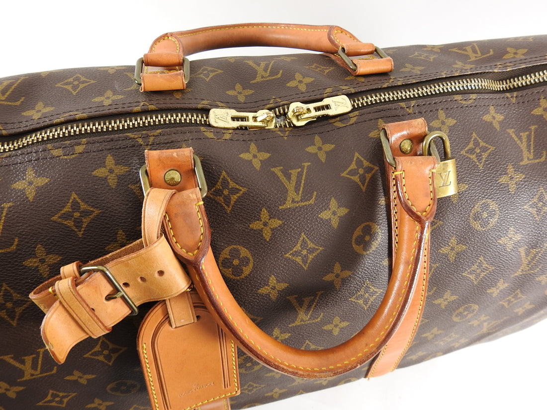 Louis Vuitton Vintage 1991 Monogram Keepall 55 Duffle Bag – I MISS YOU VINTAGE