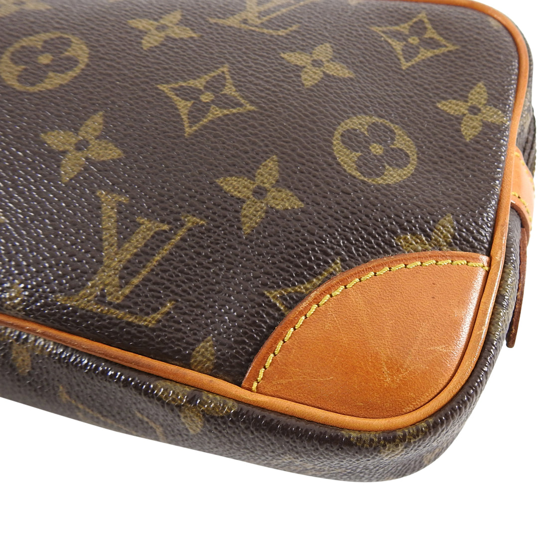 Louis Vuitton 1986 Monogram Marly Dragonne PM Wristlet Bag