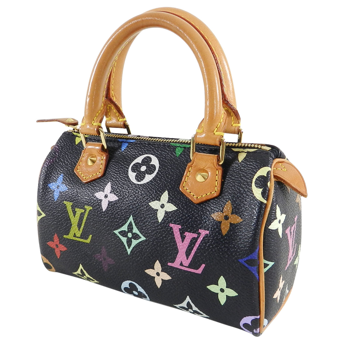 Louis Vuitton Multi Monogram Mini Sac HL Speedy Black – I MISS YOU VINTAGE