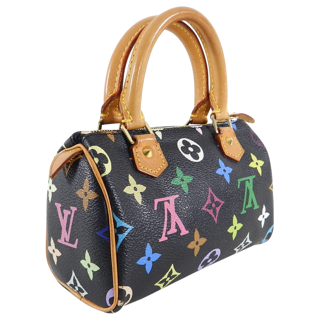 Louis Vuitton Multi Monogram Mini Sac HL Speedy Black – I MISS YOU VINTAGE