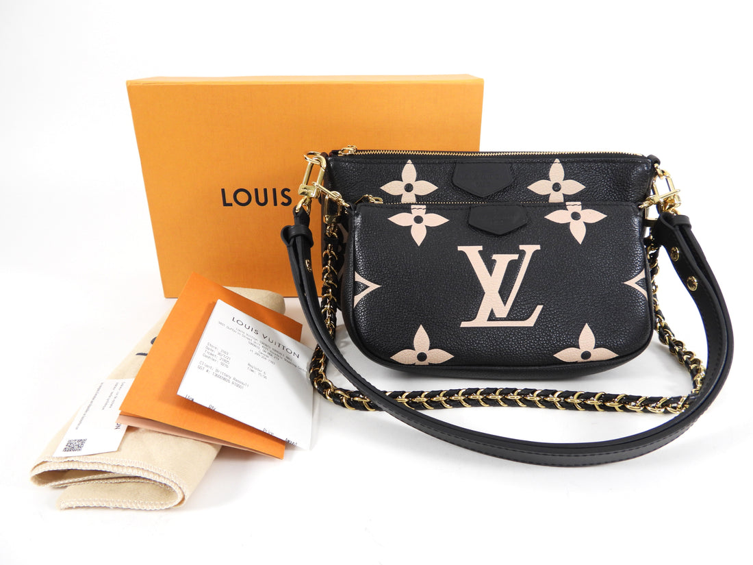 Louis Vuitton Bicolor Monogram Empreinte Multi Pochette