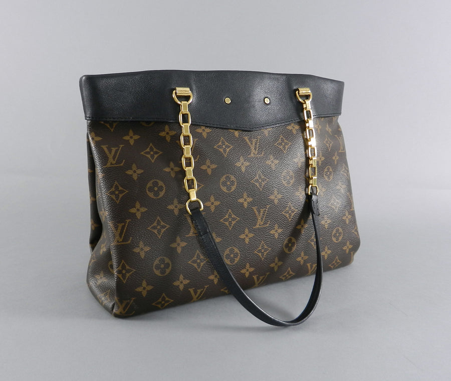 Louis Vuitton Pallas Shopper Bag - Monogram canvas and black – I MISS YOU VINTAGE