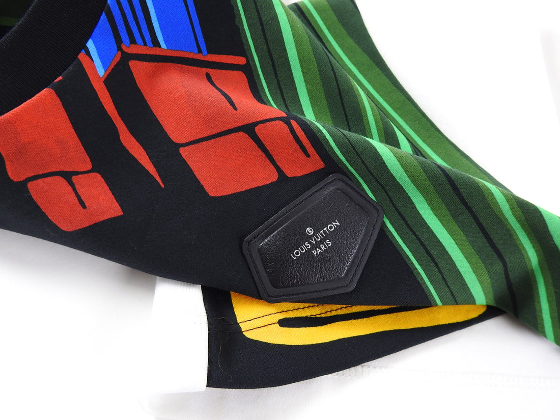 Louis Vuitton Multi Color Graphic Design T Shirt - M – I MISS YOU VINTAGE