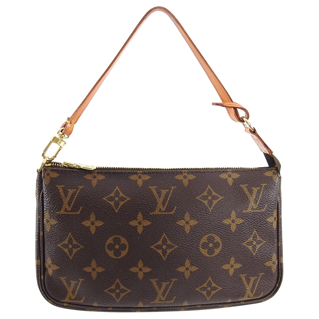 Louis Vuitton Pochette Dame Canvas Clutch Bag (pre-owned)