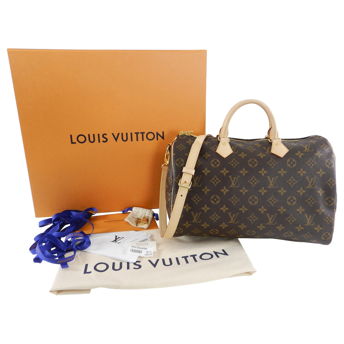 Louis Vuitton Damier Ebene Speedy 30 Bandouliere at Jill's Consignment