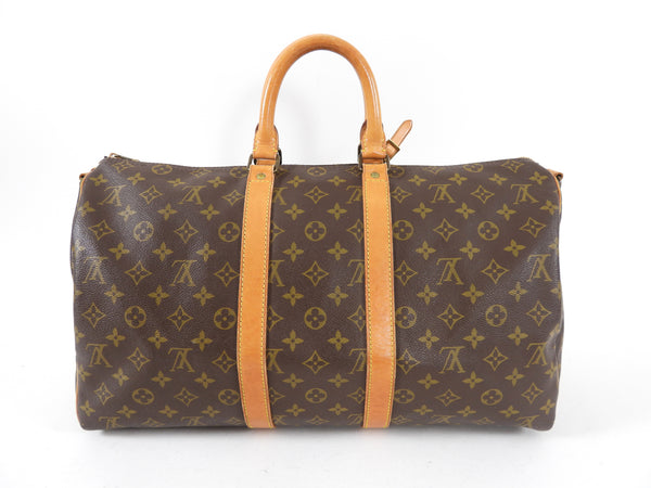 Louis Vuitton Vintage 1983 Monogram Keepall 45 Duffle Bag – I MISS YOU ...
