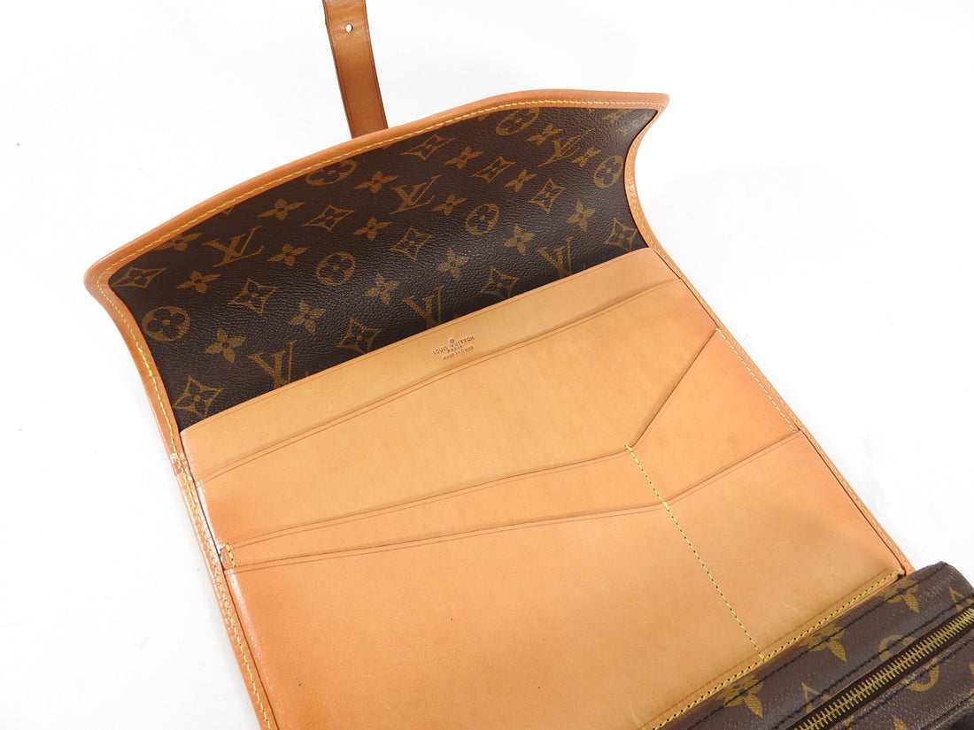 Louis Vuitton Vintage 1970’s Trifold Monogram Shoulder Bag – I MISS YOU ...