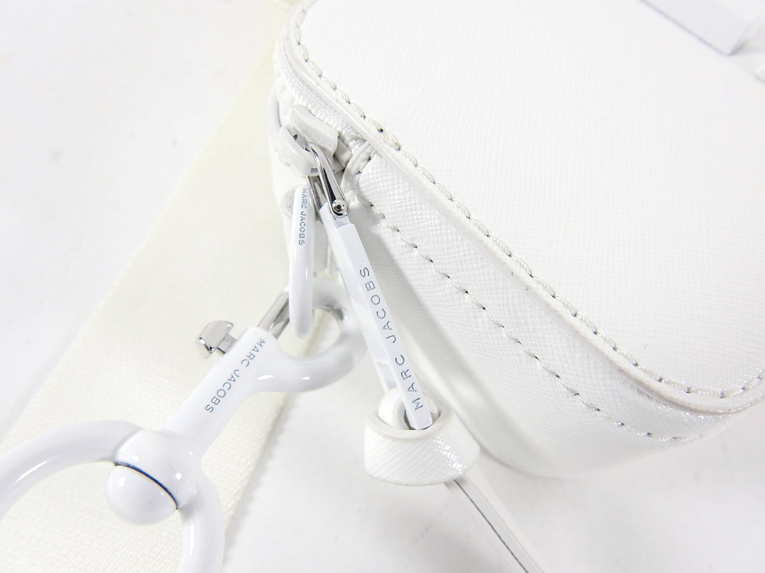 The Marc Jacobs White Small Snapshot Crossbody Bag – I MISS YOU VINTAGE