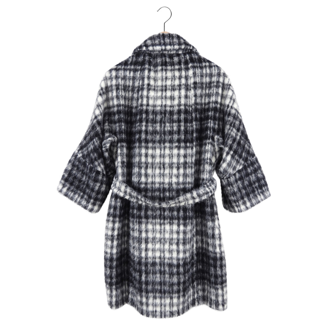 Max Mara Weekend Black and White Mohair blend Coat - M / 8 – I MISS YOU ...