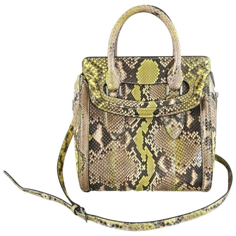 alexander mcqueen python bag