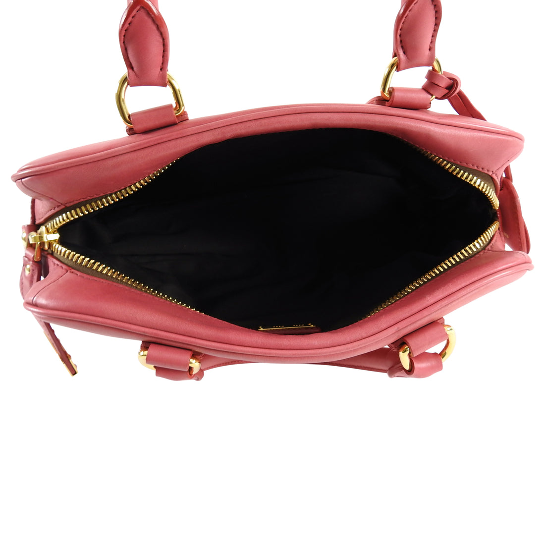 Miu Miu Pink Leather Small Zippered Handbag – I MISS YOU VINTAGE