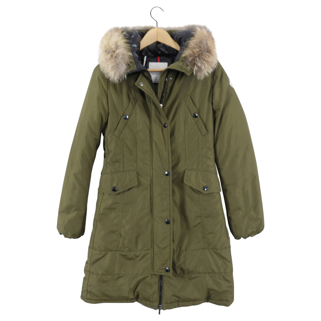 Moncler Olive Green Arrious Winter Parka - 2/4 – I MISS YOU VINTAGE