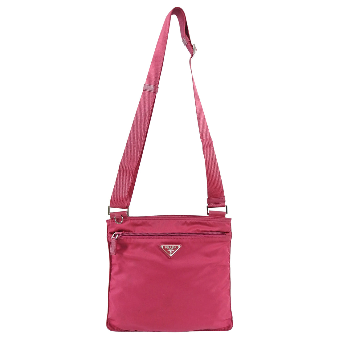 Prada Vintage Original Pink Nylon Tessuto Messenger Bag – I MISS YOU VINTAGE