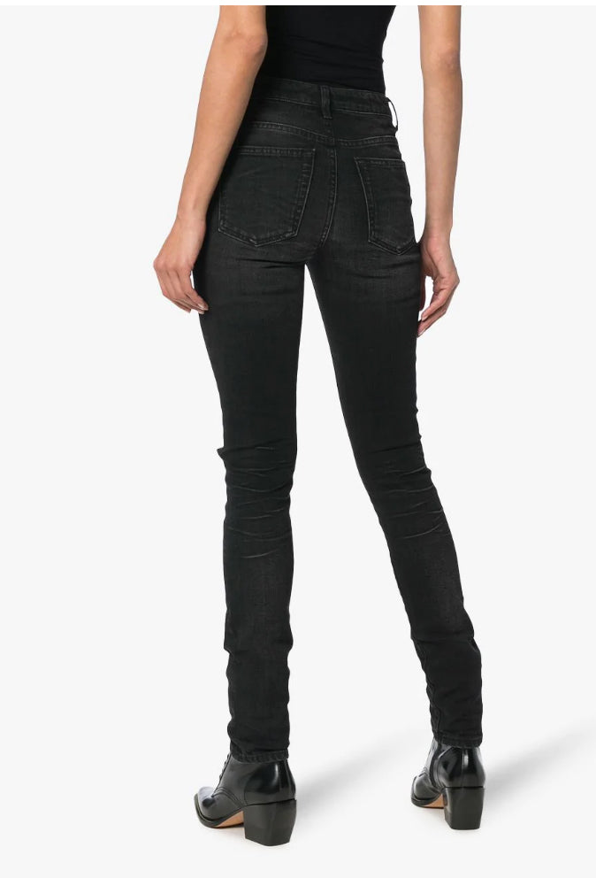 Saint Laurent Black Denim Skinny Jeans - 29 – I MISS YOU VINTAGE