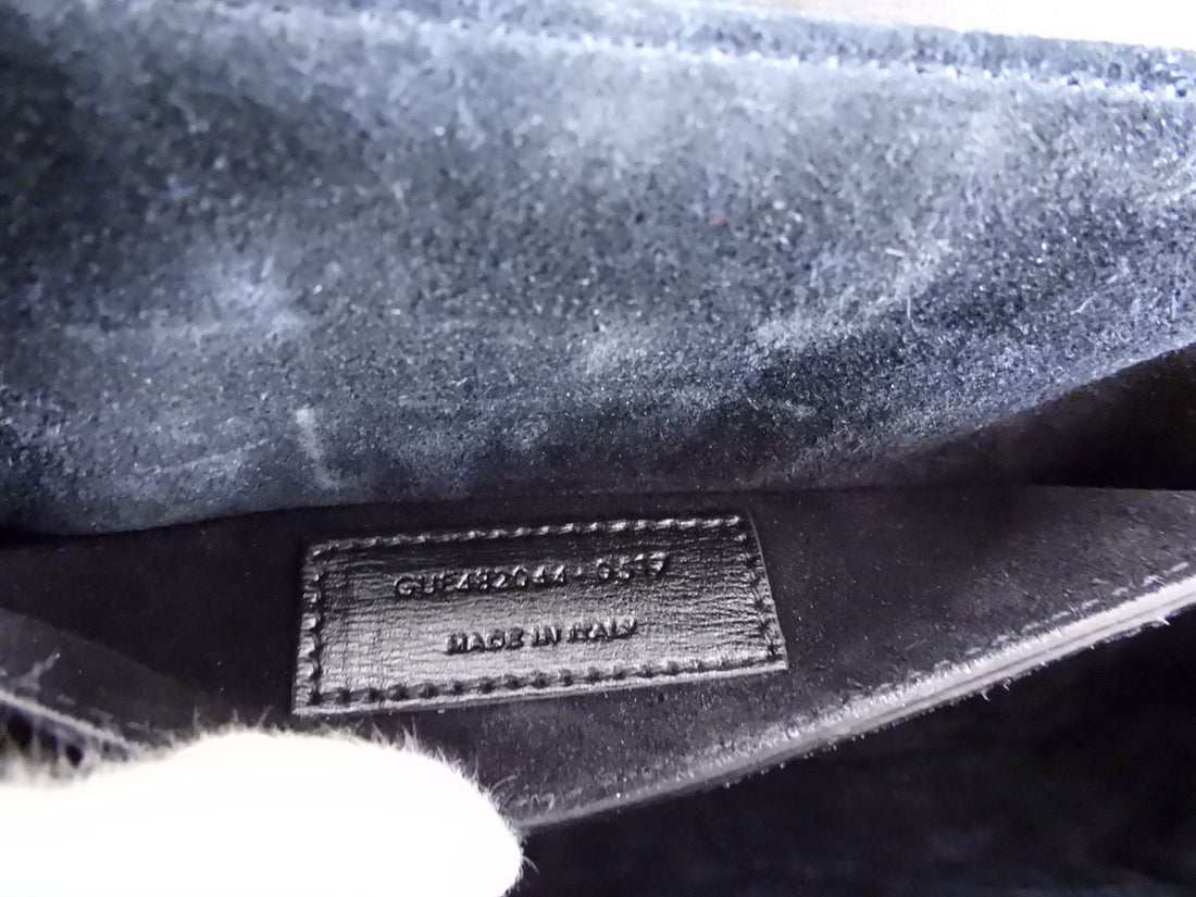 Saint Laurent Black Leather and Suede Bellechasse Crossbody Bag – I ...