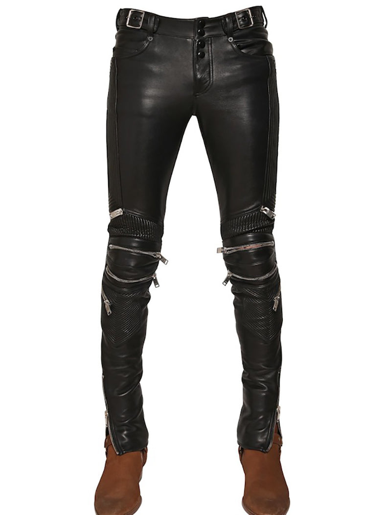 Saint Laurent 5 Pants Leather