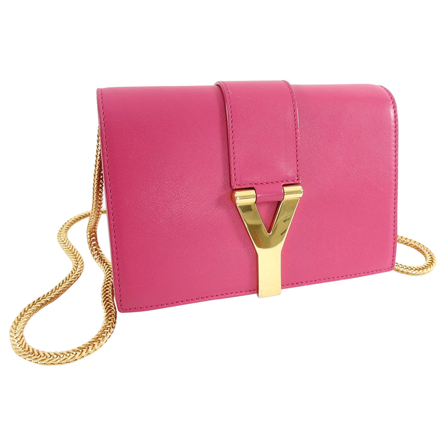 YSL Saint Laurent Pink Mini Sac Y Ligne Crossbody Bag – I MISS YOU VINTAGE