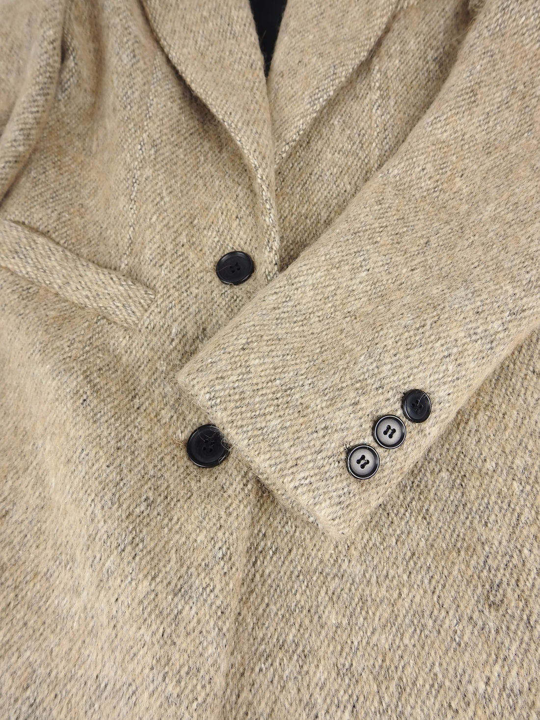 Smythe Brando Beige Camel Fitted Long Coat - 8 – I MISS YOU VINTAGE