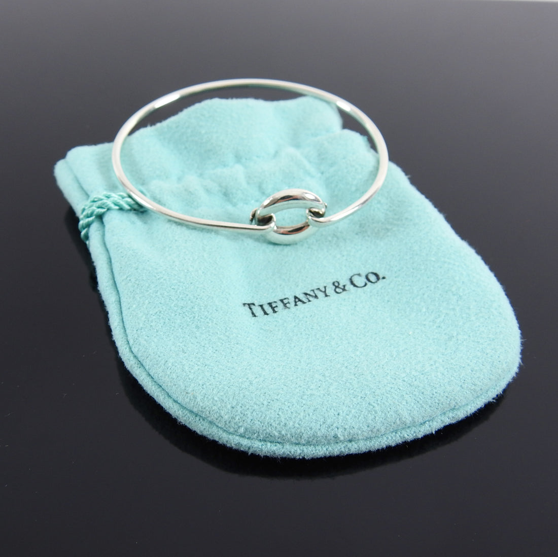 Tiffany and Co. Elsa Peretti Sterling O Bangle Bracelet